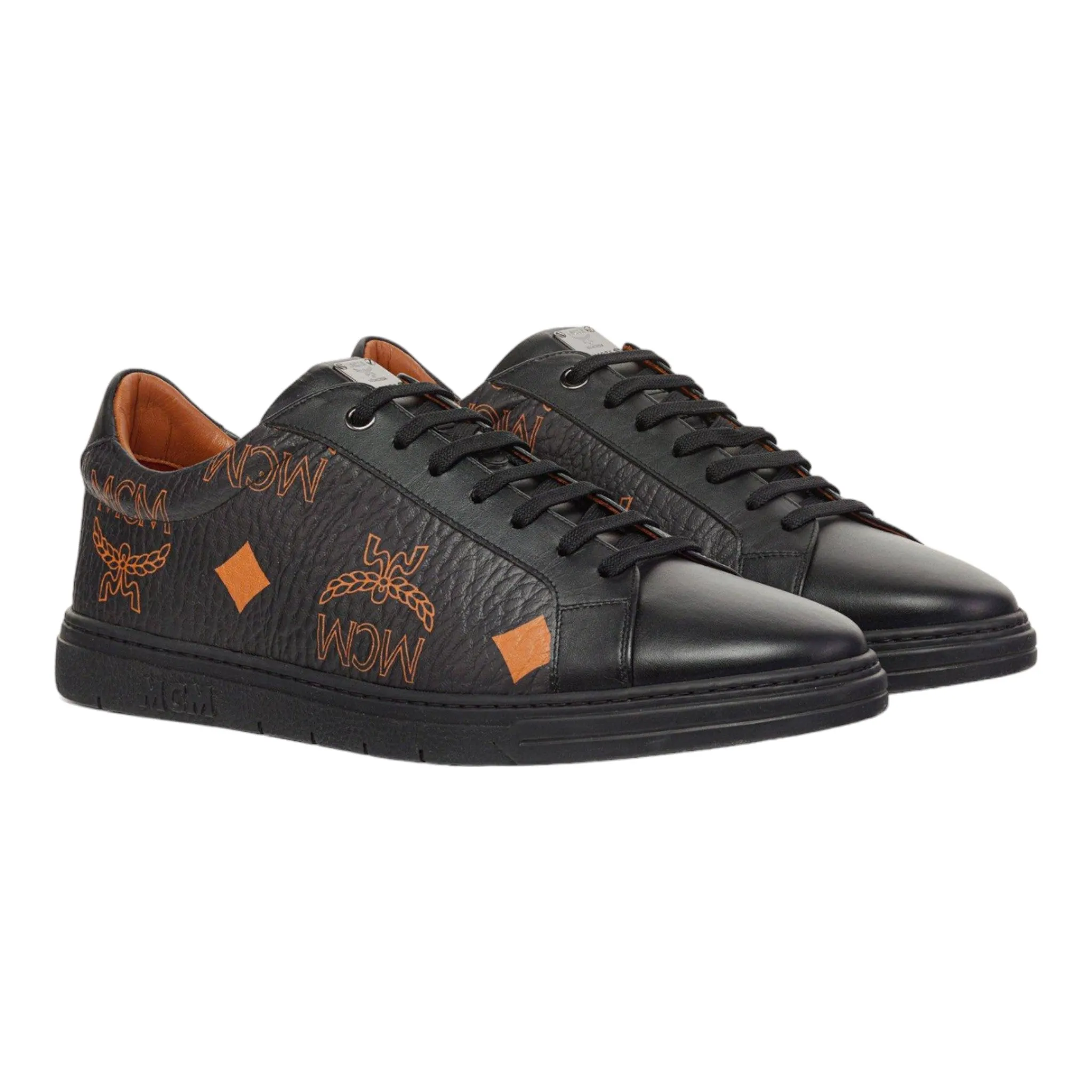 MCM Men's Terrain Lo Sneakers in Maxi Visetos