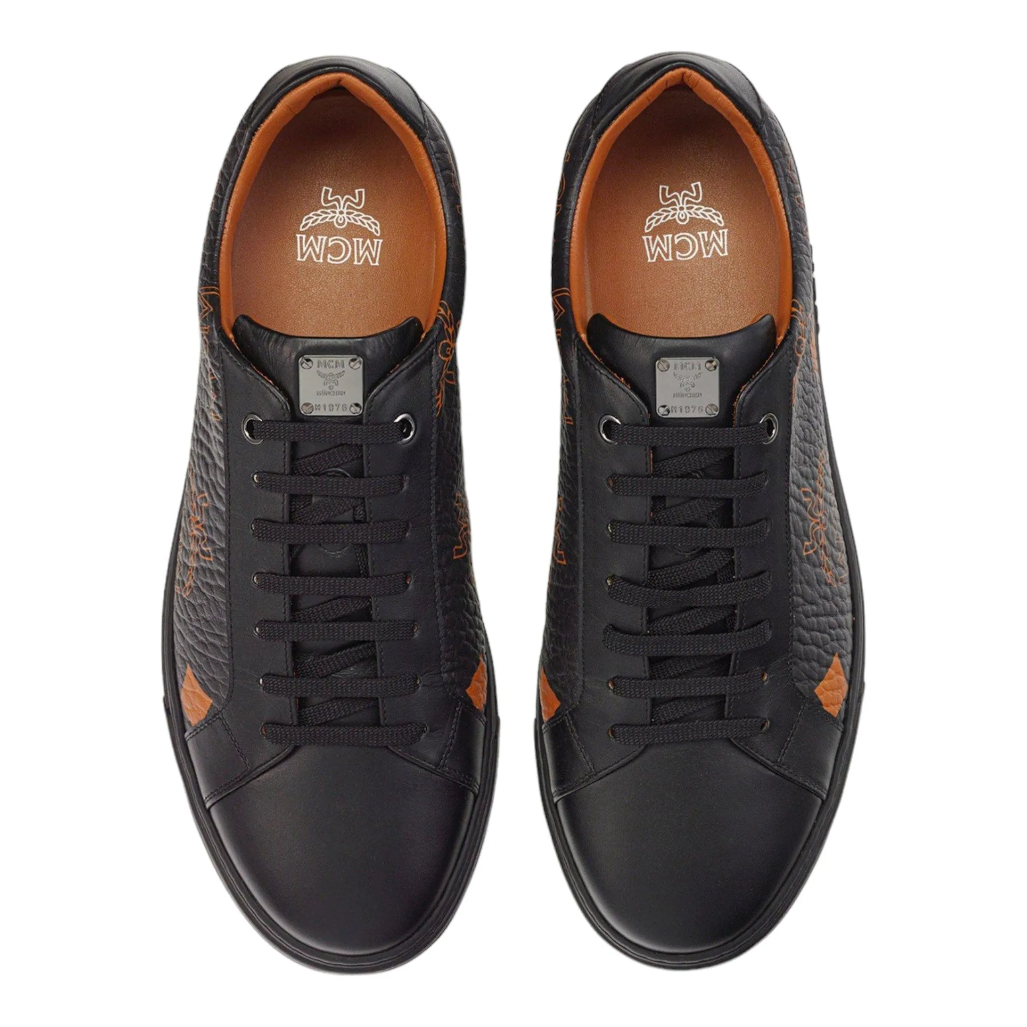 MCM Men's Terrain Lo Sneakers in Maxi Visetos