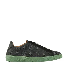 MCM Men's Terrain Lo Sneakers in Vintage Monogram Jacquard