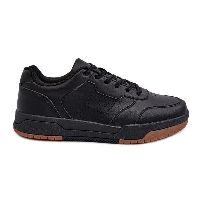 Men's Sneakers Made of Eco Leather Black Radikalle