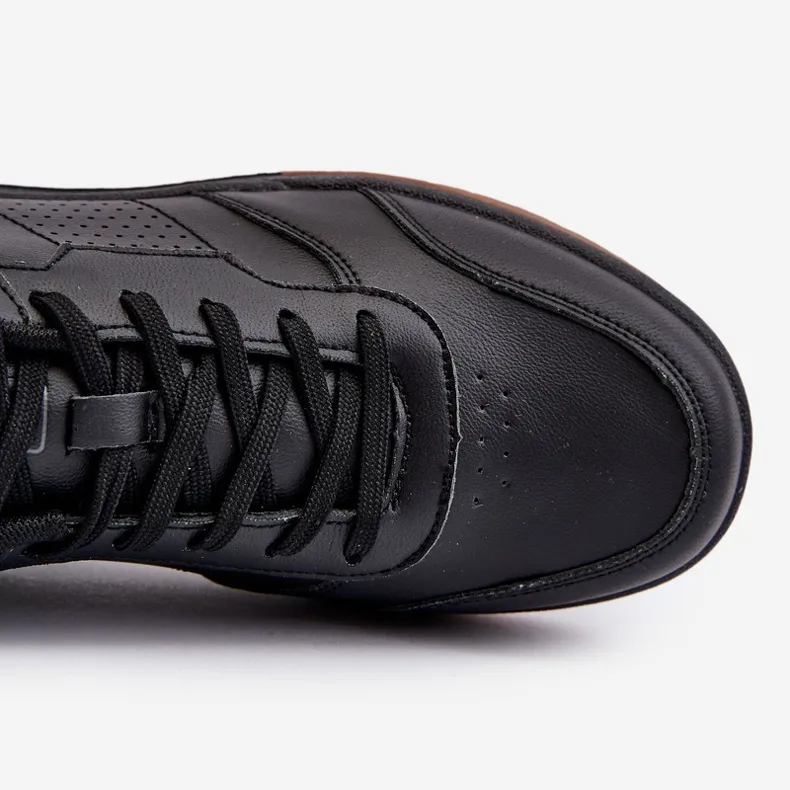 Men's Sneakers Made of Eco Leather Black Radikalle