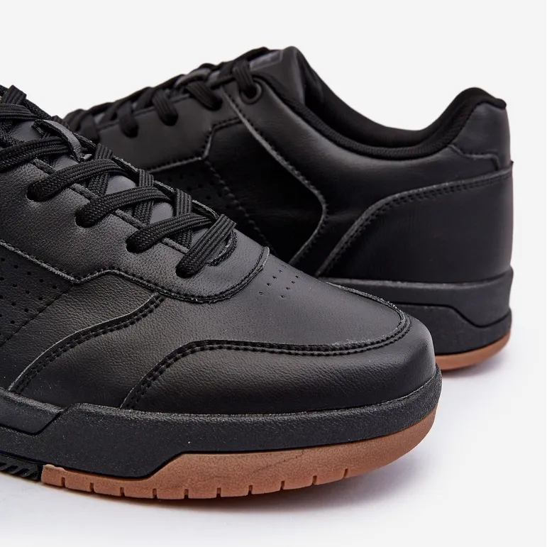 Men's Sneakers Made of Eco Leather Black Radikalle