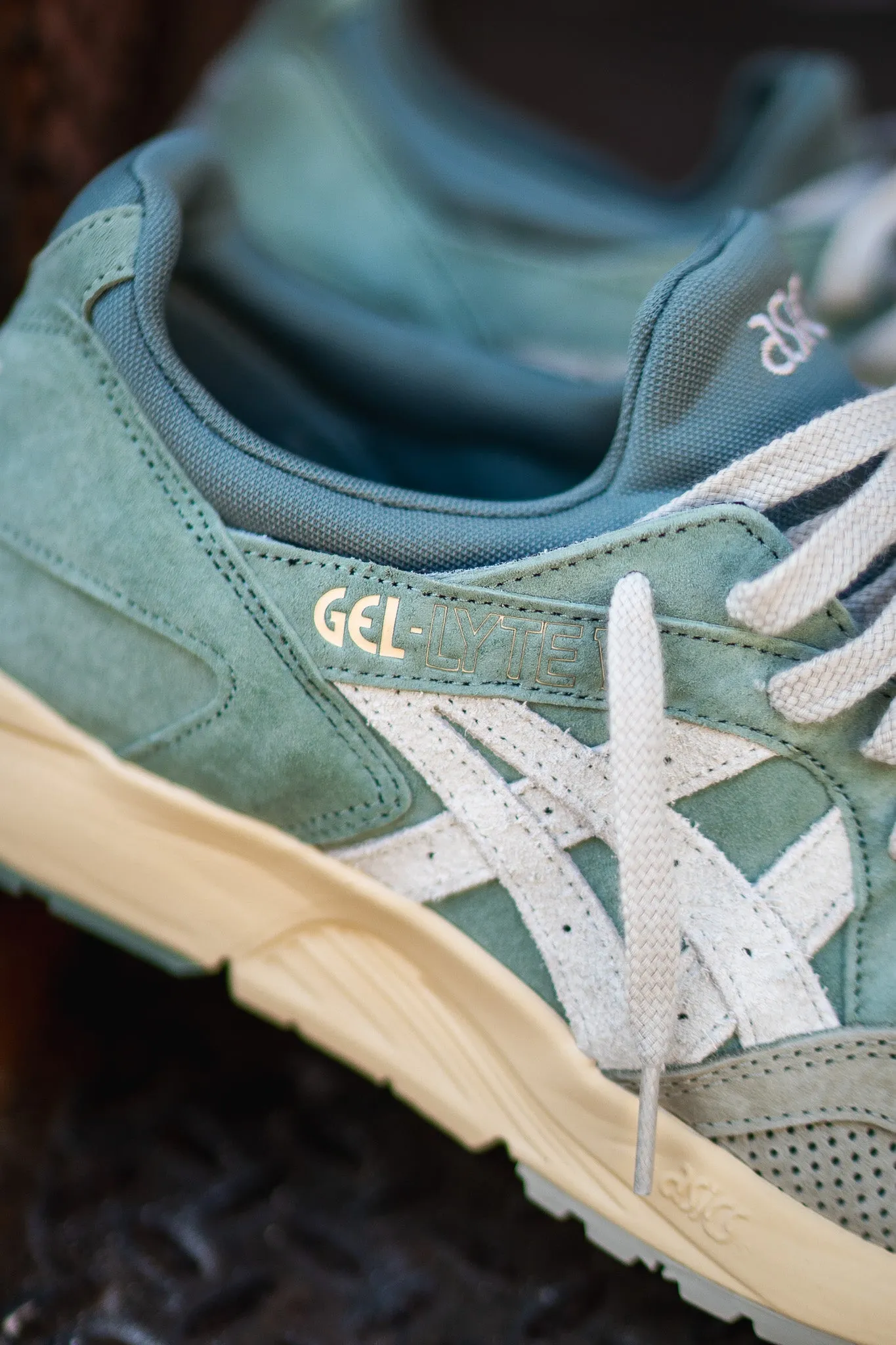 Mens Asics Gel-Lyte V (White Sage/Slate Grey) - 1203A379.021