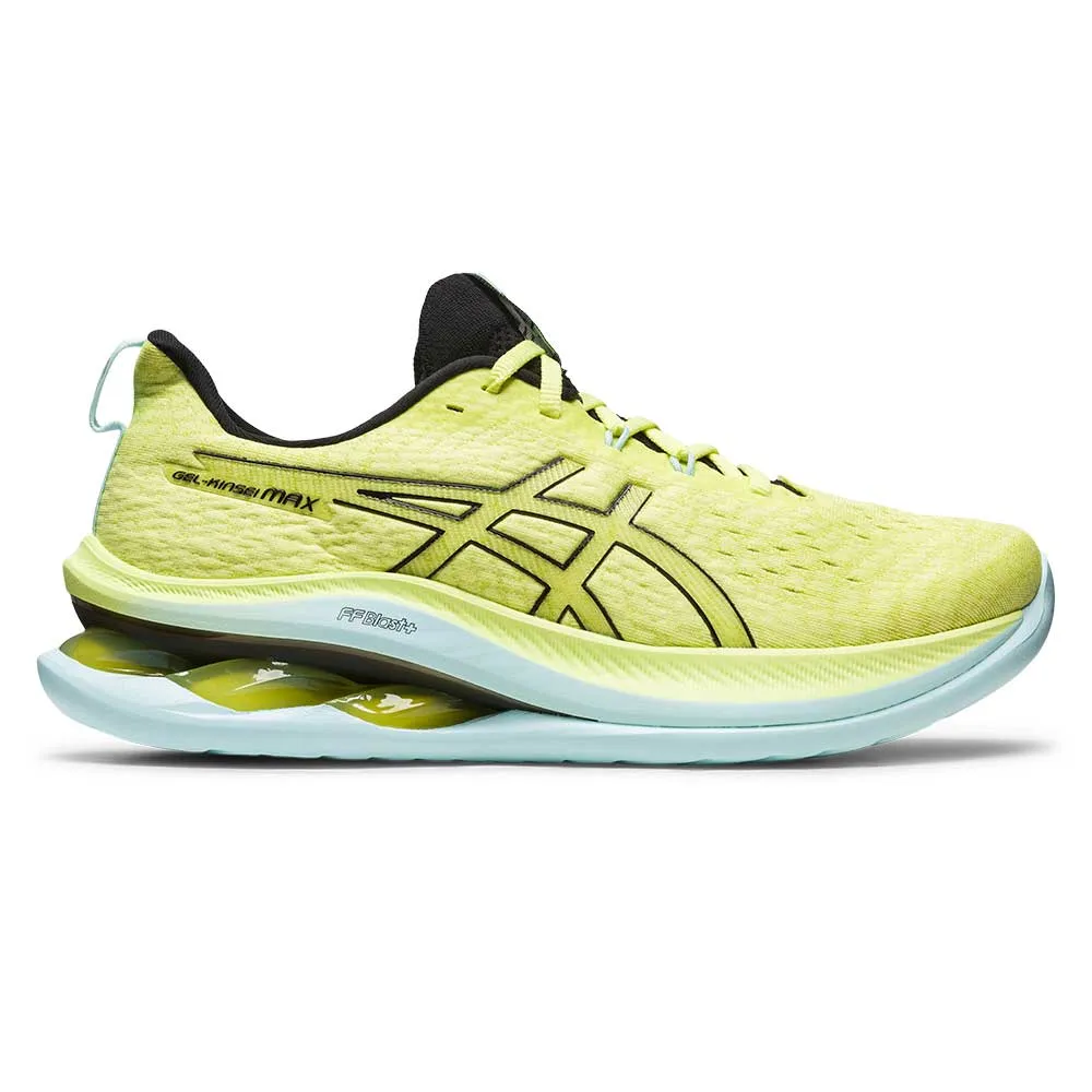 Men's Gel-Kinsei Max Running Shoe - Glow Yellow/Black - Regular (D)