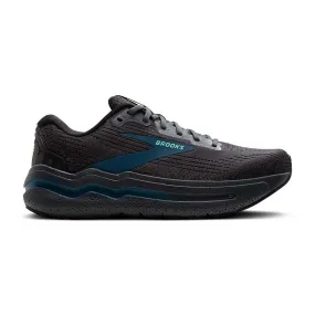 Men's Ghost Max 2 Running Shoe - Ebony/Cockatoo/Blue Sapphire - Wide (2E)