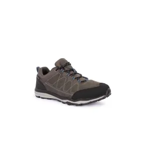 Mens jason suede trainers grey Trespass