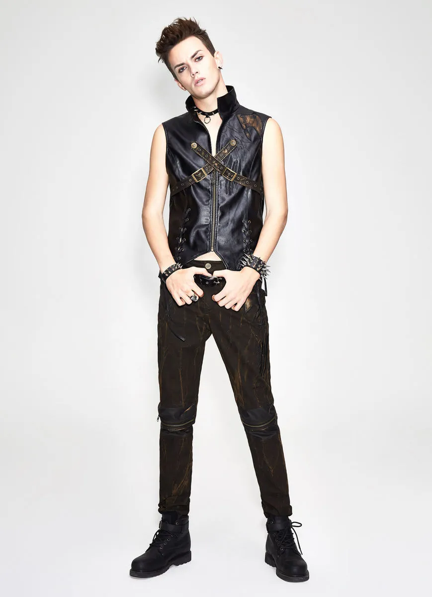 Men's vest DEVIL FASHION - WT02702  -  Metal-shop