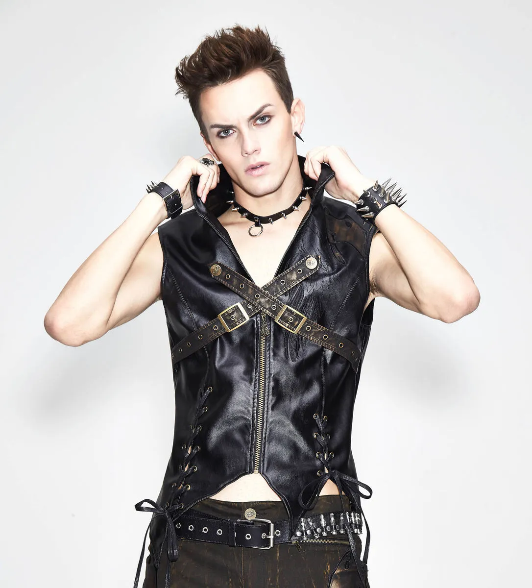 Men's vest DEVIL FASHION - WT02702  -  Metal-shop