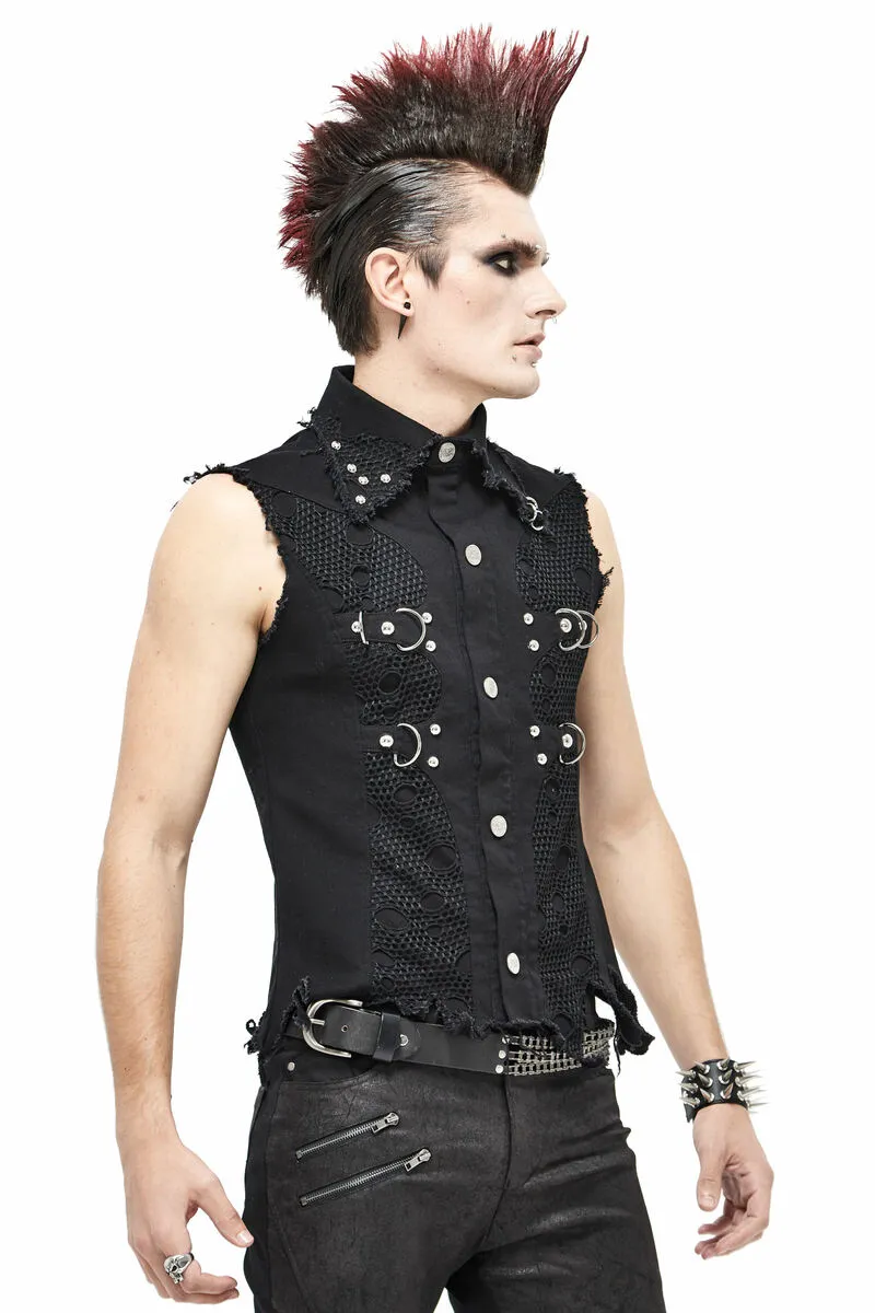 Men's vest DEVIL FASHION - WT061  -  Metal-shop