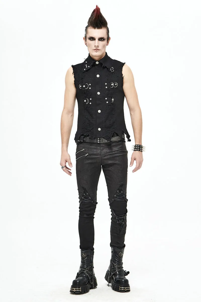 Men's vest DEVIL FASHION - WT061  -  Metal-shop