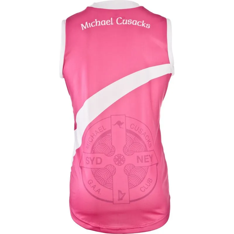 Michael Cusacks Sydney GAA Sleeveless Vest Pink