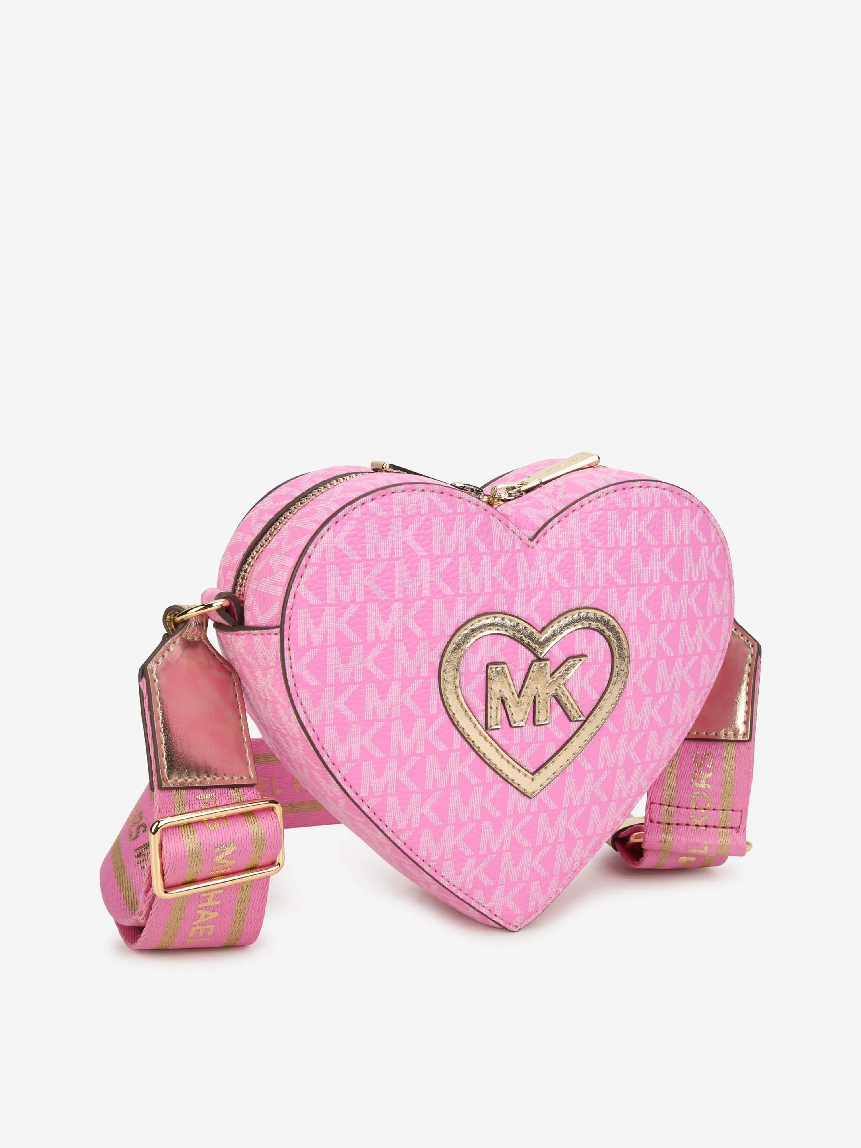 Michael Kors Girls Heart Shoulder Bag in Pink (16cm)