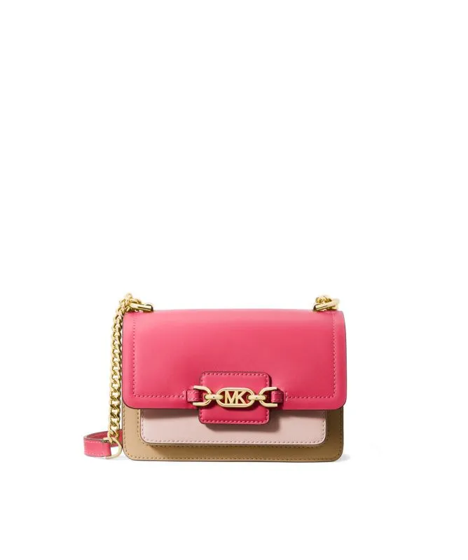 Michael Kors Heather Extra-Small Colourblock Leather Bag