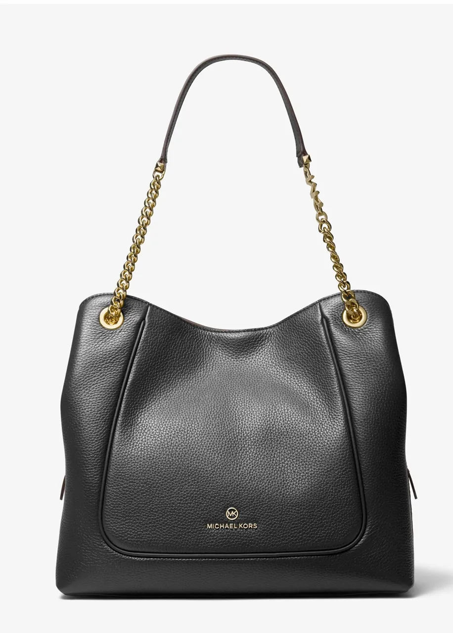 MICHAEL MICHAEL KORS Piper large pebbled leather shoulder bag -                         -                     -                