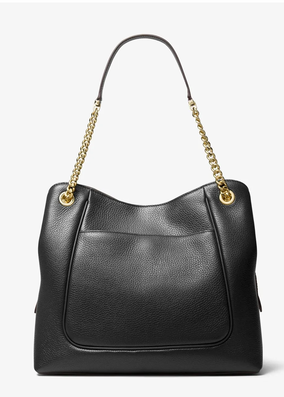 MICHAEL MICHAEL KORS Piper large pebbled leather shoulder bag -                         -                     -                