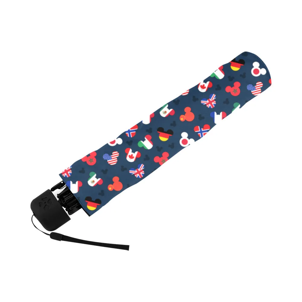 Mickey Flags Anti-UV Foldable Umbrella