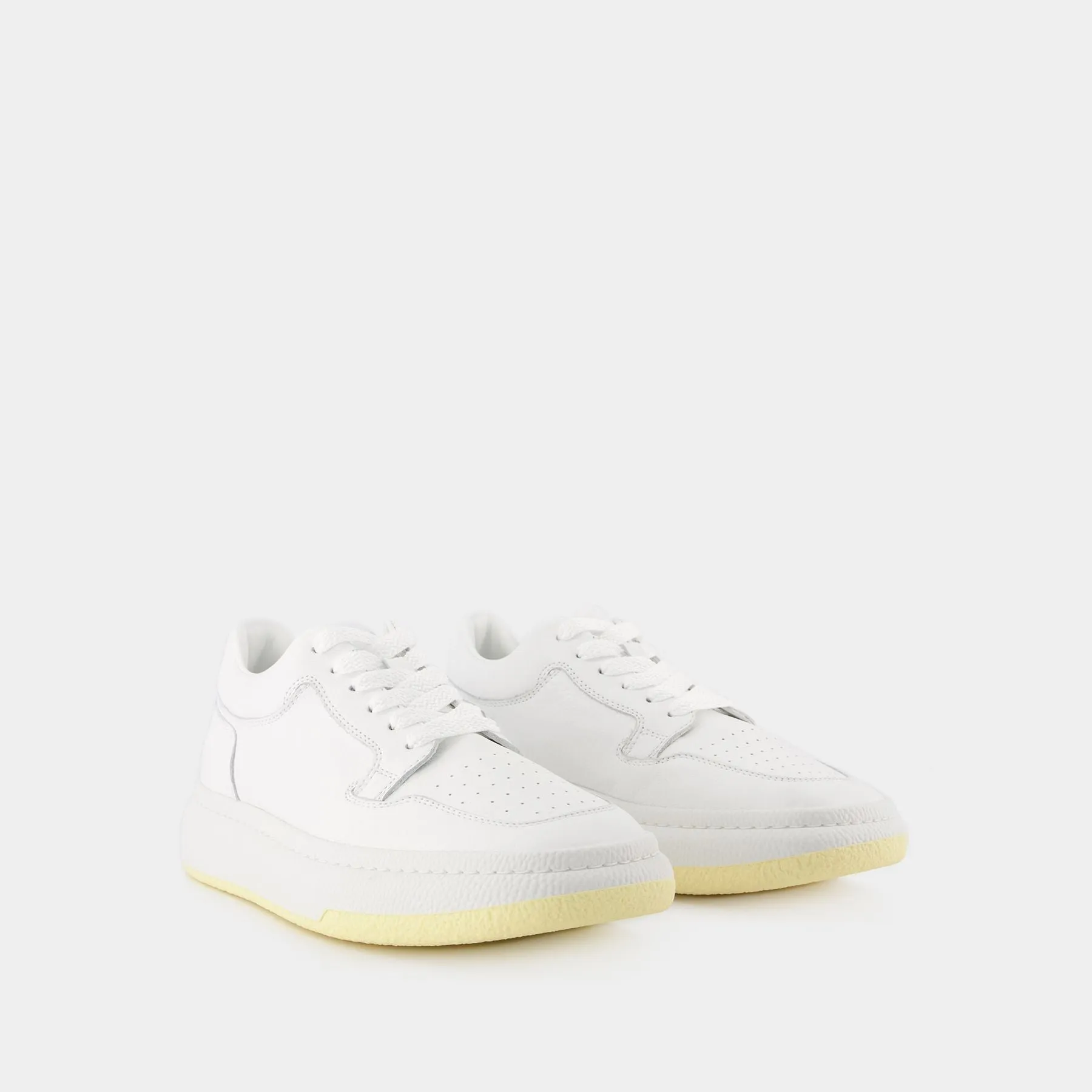 MM6 Maison Margiela  Sneakers - Mm6 Maison Margiela - White - Leather