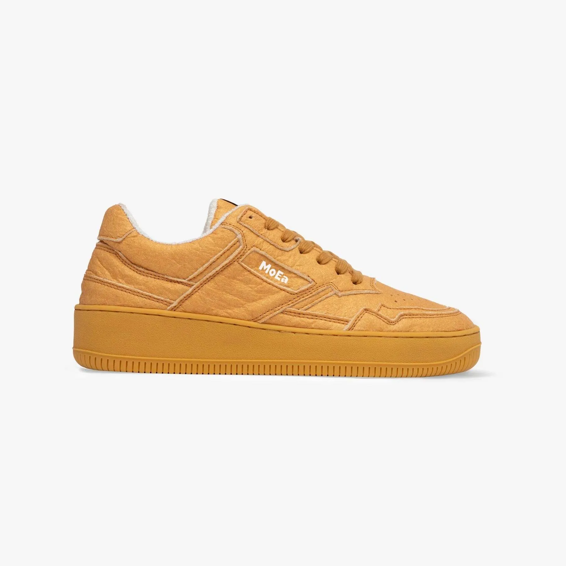 MoEa Vegan Sneakers Yellow - Gen1 - Pineapple Leather