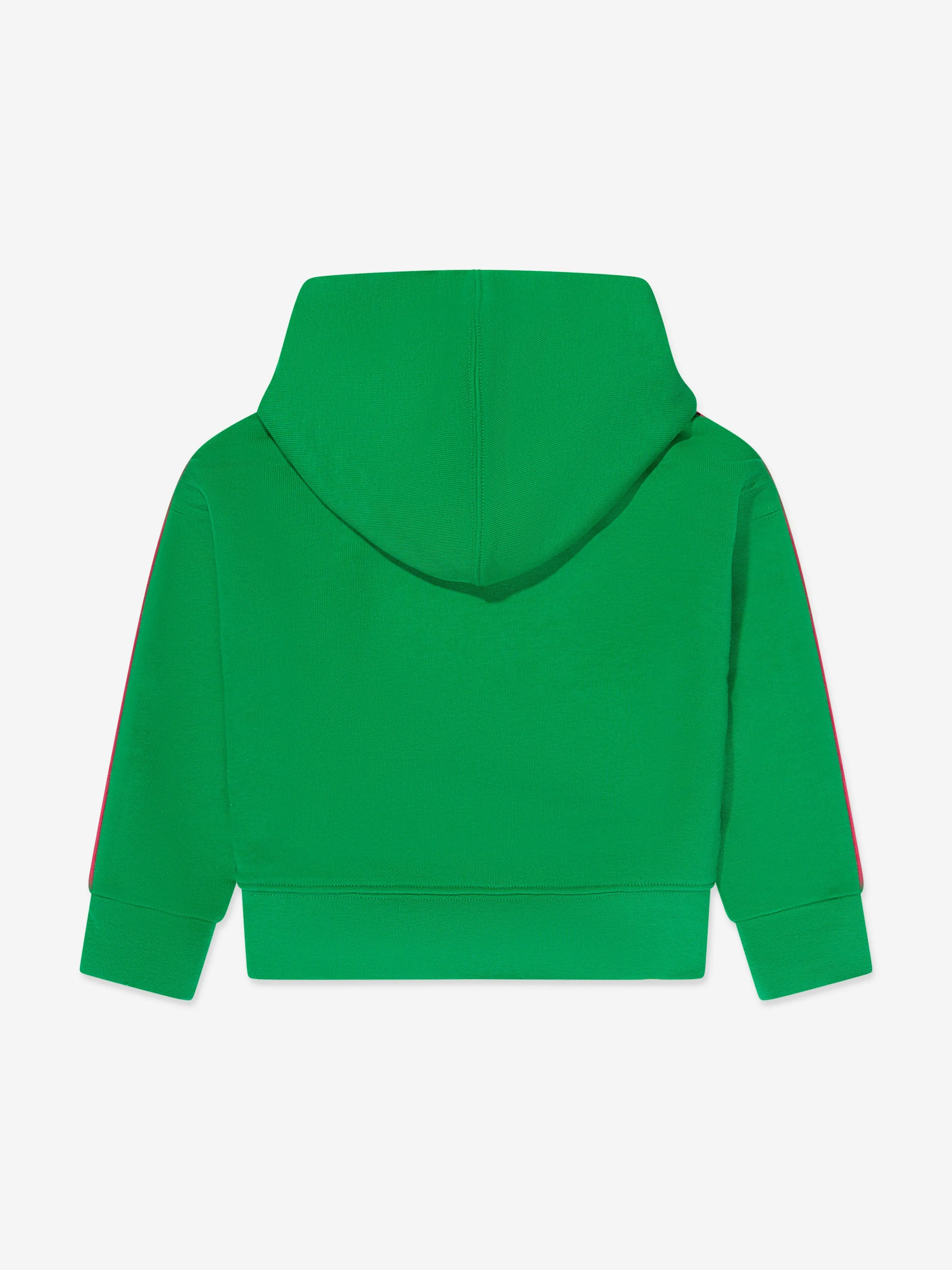 Monnalisa Girls Diamante Daffy Duck Hoodie in Green