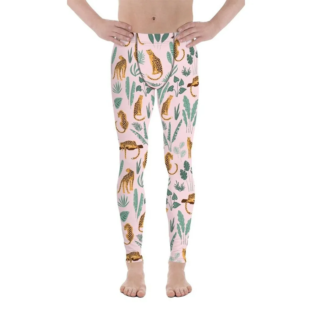 Nature and Leopards Men's Leggings