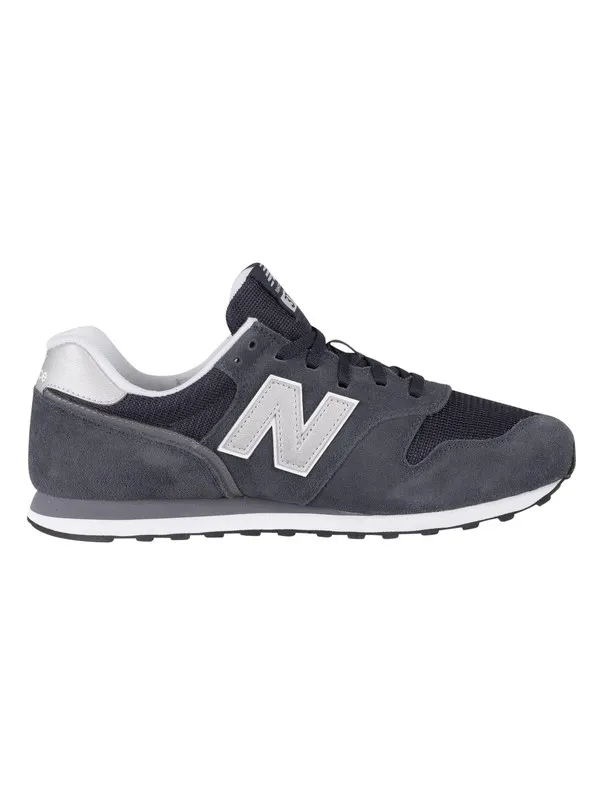 New Balance 373 Suede Trainers - Outerspace/White