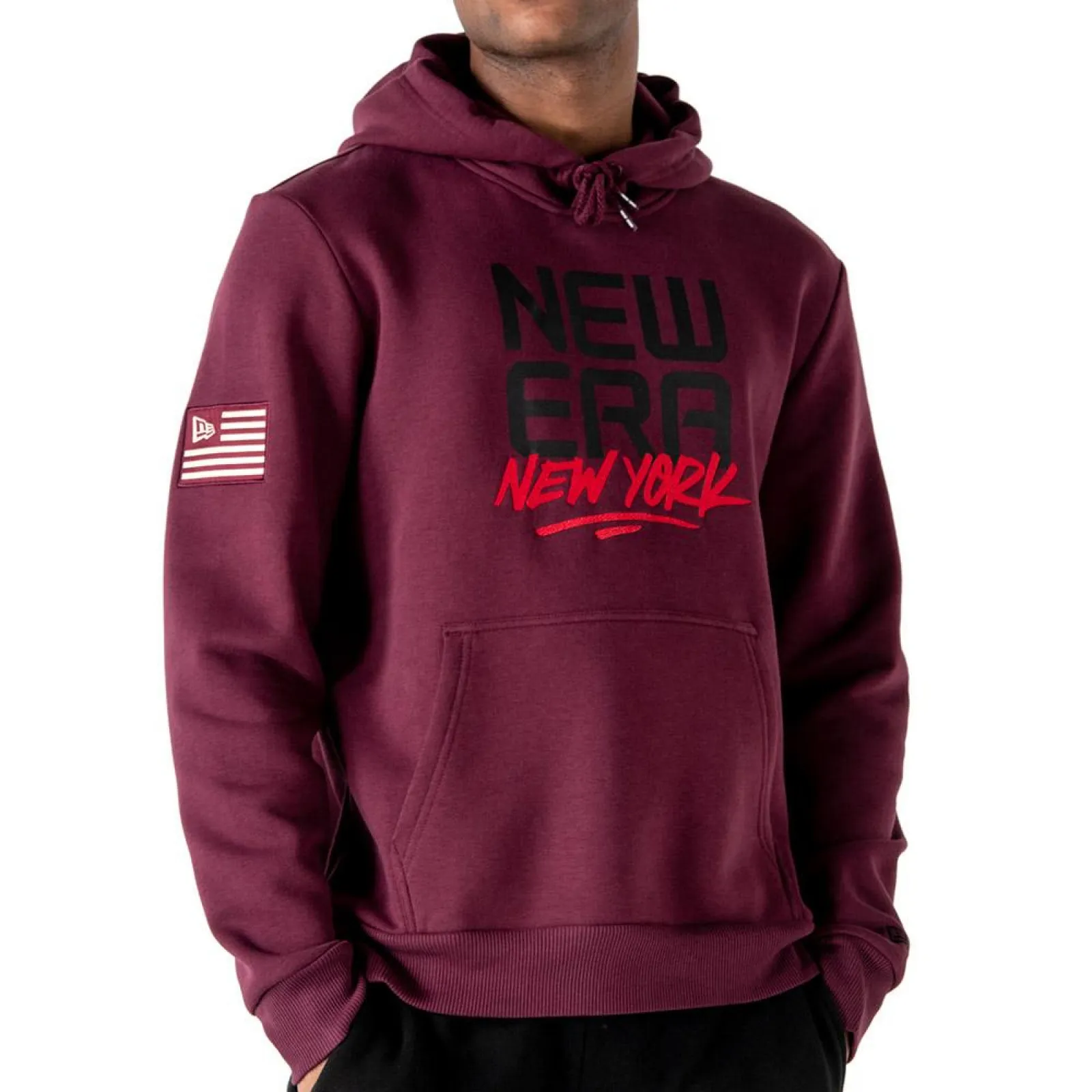 New Era New York Contemporary Graphic Hoodie ''Red''