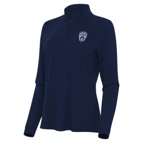 New York Mavericks Womens Intent Quarter Zip Pullover