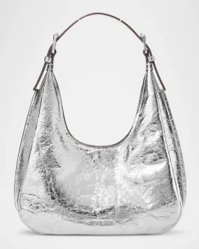 Nolita Small Metallic Leather Shoulder Bag