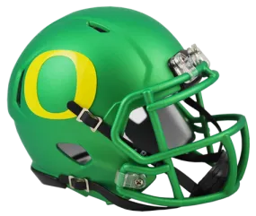 Oregon Ducks Apple Green Riddell Speed Mini Helmet