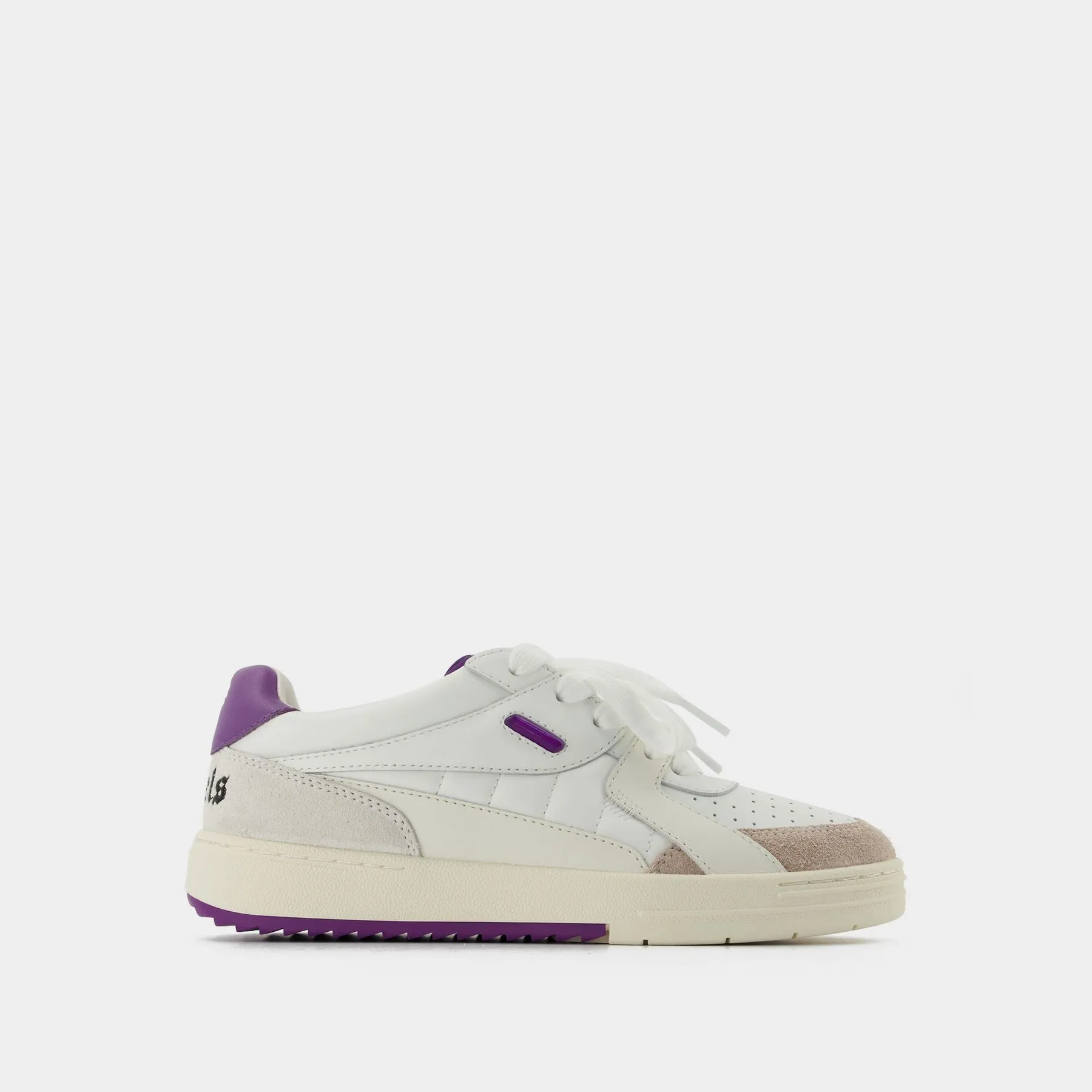 Palm Angels  Palm University Sneakers - Palm Angels - White/Purple - Leather