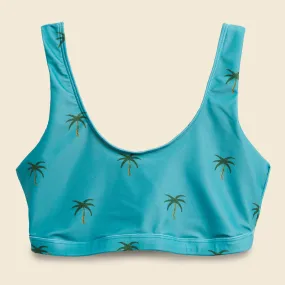 Palm Sport Bikini Top - Blue