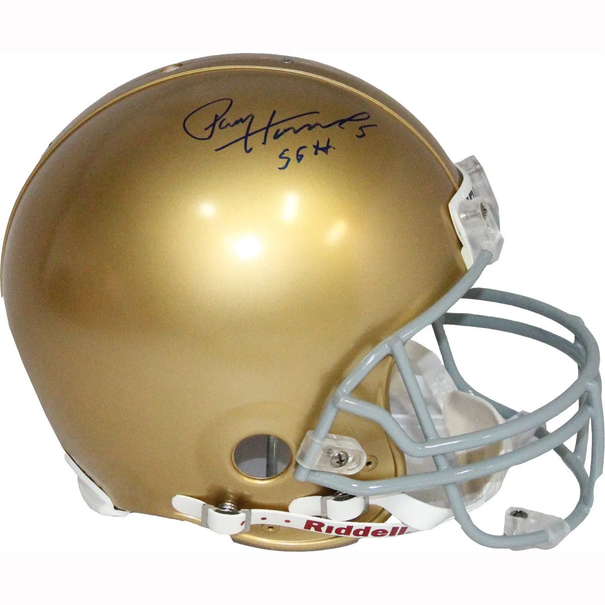 Paul Hornung Signed Notre Dame Helmet w/ 56 Heisman Insc.