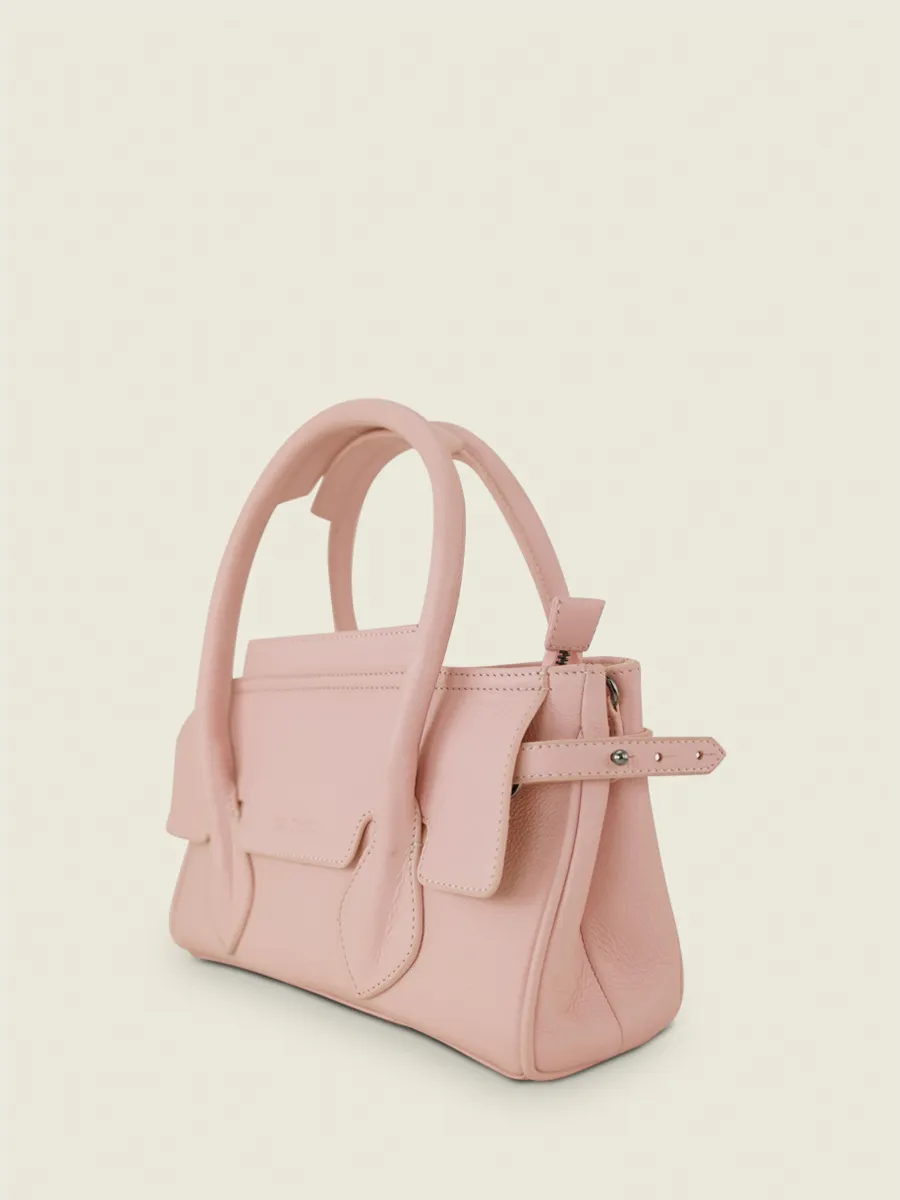 Pink Leather Handbag for Women - Madeleine S Pastel Pink | PAUL MARIUS