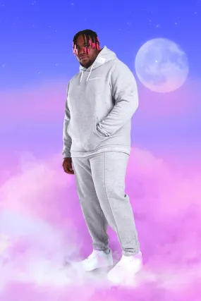 Plus Size Official MAN Hooded Tracksuit | boohooMAN UK