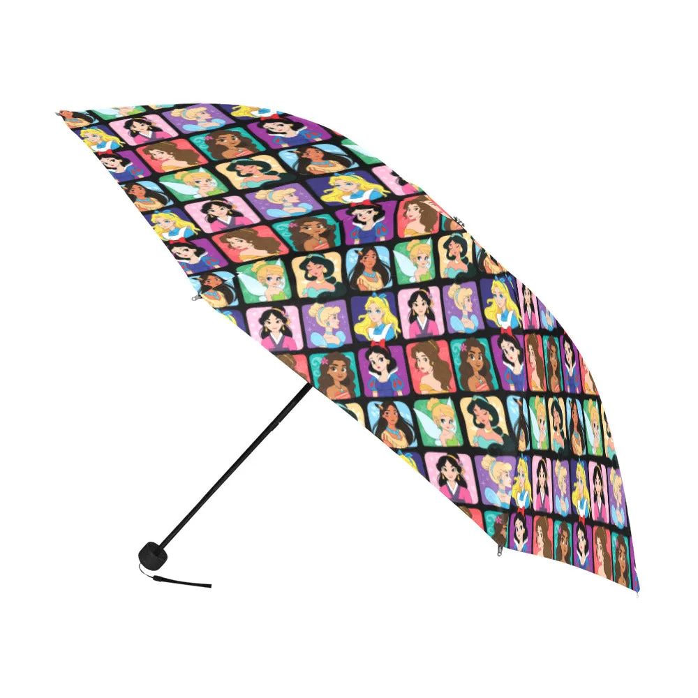 Princess Portraits Anti-UV Foldable Umbrella