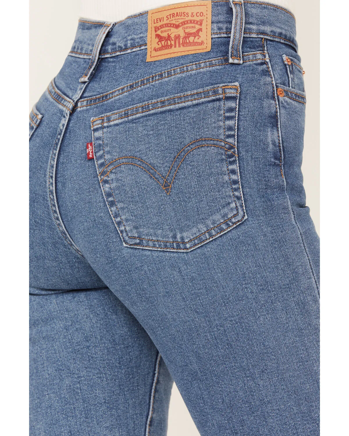 Product Name:  Levi's Women's Medium Wash Summer Love Wedgie Straight Jeans