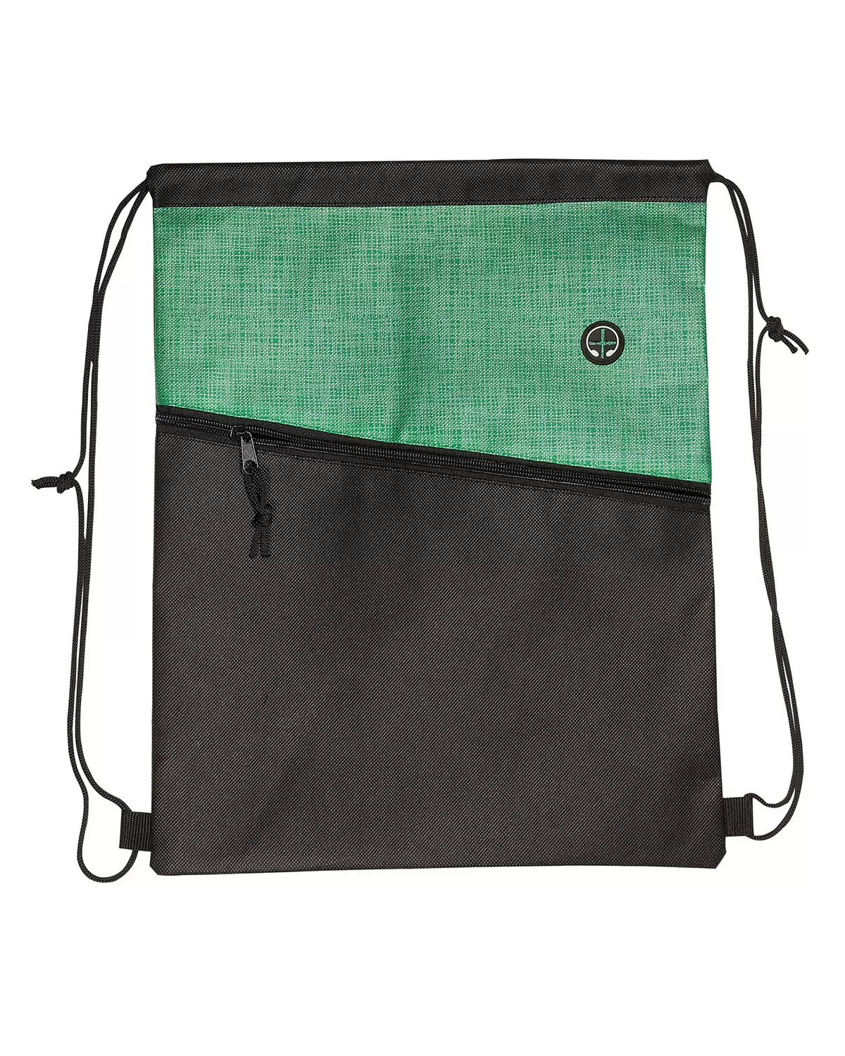 Promo Goods  BG219 Tonal Heathered Non-Woven Drawstring Backpack SKU: BG219