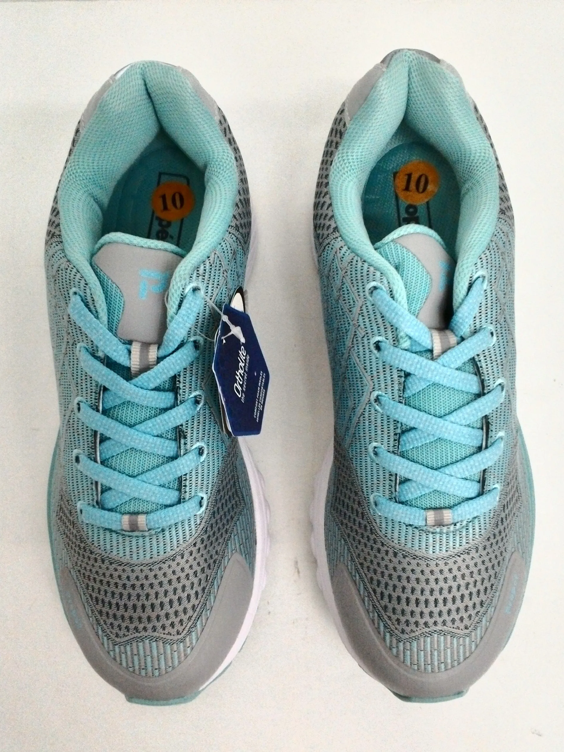 Propet Ortholite Women's Grey/Blue Sneakers Size 10 M