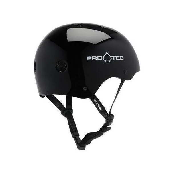 Protec Classic Skateboard Helmet Gloss Black