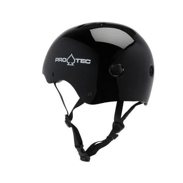 Protec Classic Skateboard Helmet Gloss Black