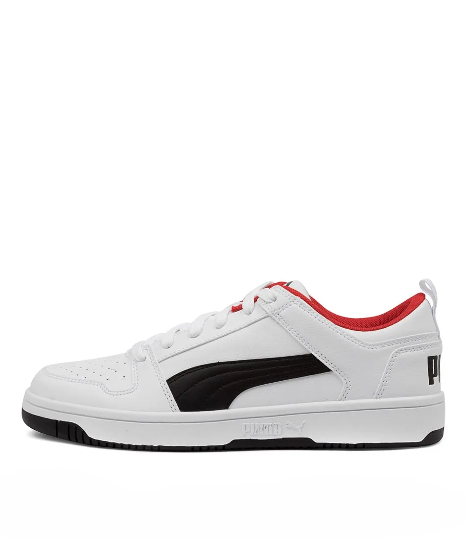 PUMA Rebound Layup Wht-bla-red