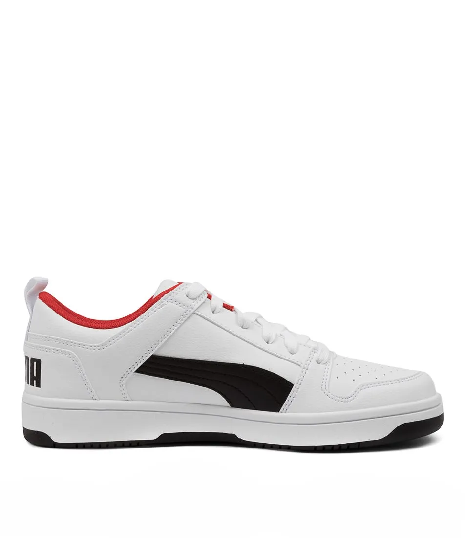 PUMA Rebound Layup Wht-bla-red