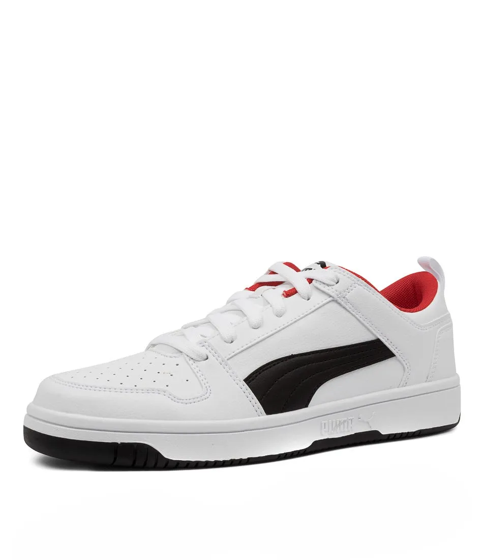 PUMA Rebound Layup Wht-bla-red