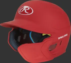 Rawlings Mach Batting Helmet W/ EXT Flap - Red (MACHEXTR)