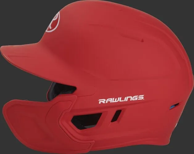 Rawlings Mach Batting Helmet W/ EXT Flap - Red (MACHEXTR)