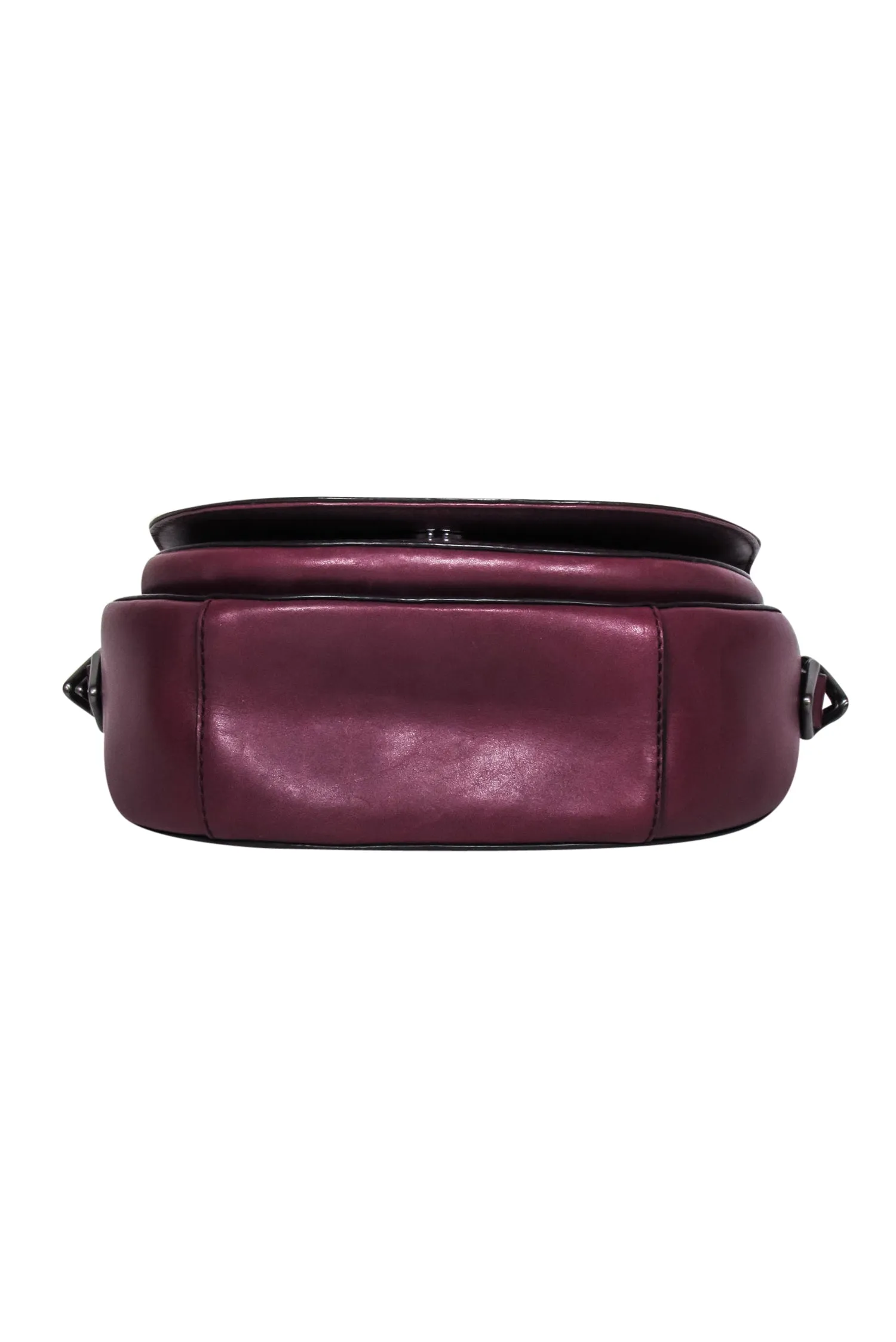 Rebecca Minkoff - Burgundy Astor Leather Saddle Bag