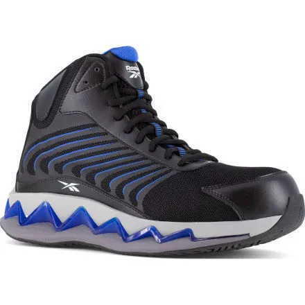 Reebok Zig Elusion Heritage Work Men's Composite Toe Static-Dissipative Hi-Top Athletic Work Shoe