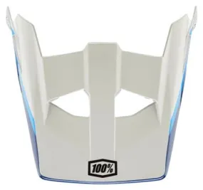 Replacement Visor for Aircraft Trigger Helmet White / Blue