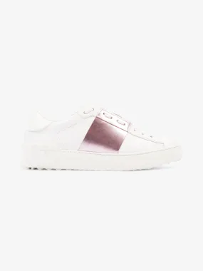 Rockstud Open Sneakers White / Pink Leather EU 38.5 UK 5.5