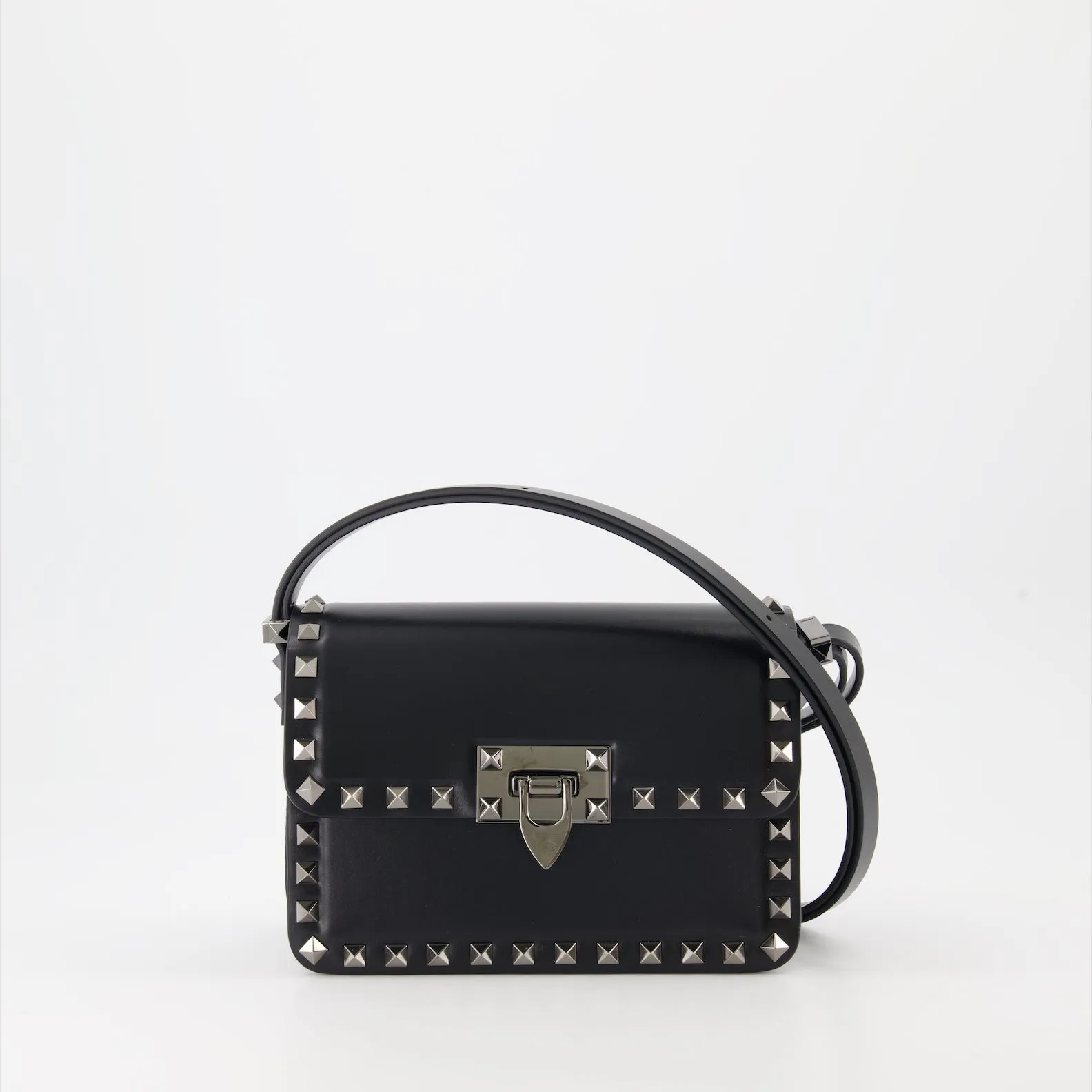 Rockstud23 Smooth Leather Bag